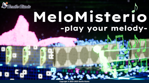 画像ギャラリー No.004のサムネイル画像 / プレイヤーの操作が即興の音楽に変換される。3Dアクション「MeloMisterio -play your melody-」,Steamストアページを公開