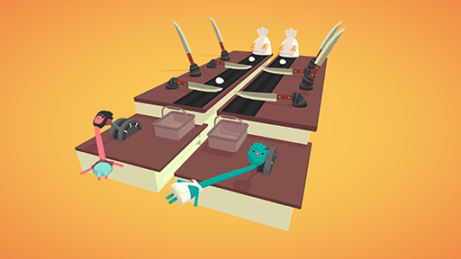 画像ギャラリー No.003のサムネイル画像 / 「トースト・アーチェリー」「ネバネバ卓球」など奇想天外なミニゲームが遊べる1v1対戦ゲーム「WHAT THE CLASH?」,Apple Arcadeで5月1日に配信