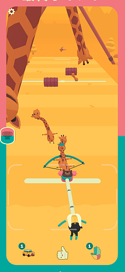 画像ギャラリー No.013のサムネイル画像 / 手と手が出会ったら即バトル。カオスに変化するルールが楽しい対戦アクション「WHAT THE CLASH?」(今日から始めろApple Arcade #62)