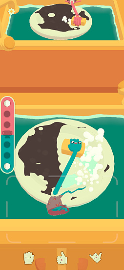 画像ギャラリー No.017のサムネイル画像 / 手と手が出会ったら即バトル。カオスに変化するルールが楽しい対戦アクション「WHAT THE CLASH?」(今日から始めろApple Arcade #62)