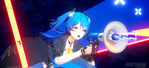 Galeria de imagens No.019 Imagem de miniatura / Uma linda garota montando uma motocicleta atravessa uma cidade em um futuro próximo. Relatório sobre a sessão de avaliação antecipada para o novo RPG de smartphone