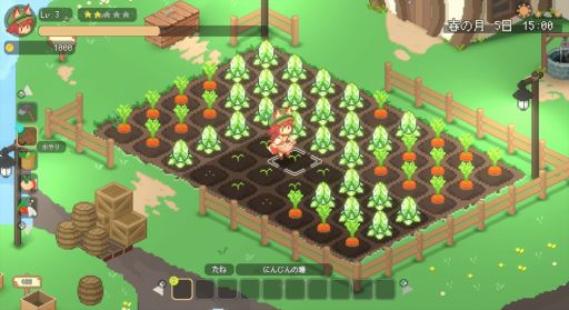 画像ギャラリー No.002のサムネイル画像 / 土やたい肥を工夫しながら野菜を育てる「空島ノーカ」,Steamストアページを公開。収穫した野菜はコンテストに出展したり,売ったりできる