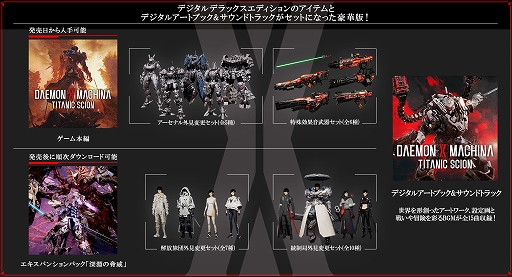 画像ギャラリー No.016のサムネイル画像 / 「DAEMON X MACHINA TITANIC SCION」,デジタルDXエディションの紹介映像を公開。エキスパンションパック「深淵の脅威」の映像も初披露