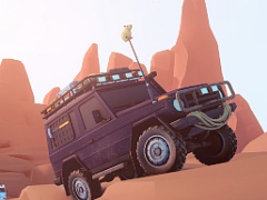 オフロード車で自然を旅するマルチプレイ対応ドライビングゲーム「over the hill」，配信開始