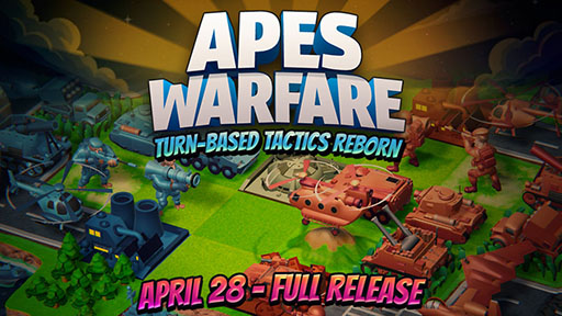 画像ギャラリー No.001のサムネイル画像 / 類人猿と人類の戦いを描くターン制ストラテジーゲーム「Apes Warfare」，正式版「1.0」をSteamでリリース