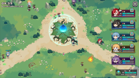 ライトノベル「我が焔炎にひれ伏せ世界」の初のゲーム化作品。ローグ