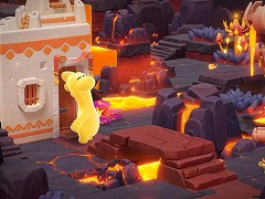 宇宙ライフシム「星のパーティータイム」，新探索エリア「熔岩惑星」を公開。立体地形とマグマが特徴の灼熱フィールドを紹介