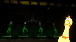 画像ギャラリー No.004のサムネイル画像 / さまざまな力が使えるゴムチキンを片手に探索する「Squawky」,デモ版をSteamで配信開始。不気味なスクウォキーに捕まらないようにしよう