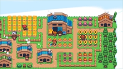 画像ギャラリー No.002のサムネイル画像 / デスクトップ上でゆったり町を発展させていく経営SLG「稲穂町の物語:放置ほっこりタイム」,デモ版をSteamで配信開始