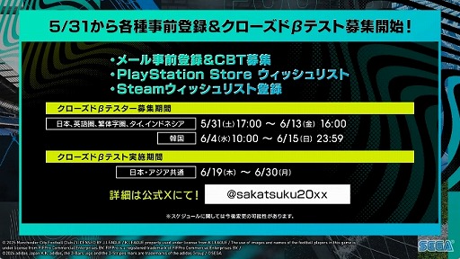 画像ギャラリー No.020のサムネイル画像 / サカつくシリーズ最新作「プロサッカークラブをつくろう!2025」発表。2025年世界同時リリース