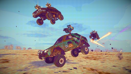 画像ギャラリー No.005のサムネイル画像 / 武装したマシンで暴れまわるカーコンバットアクション「FUMES」,早期アクセスを7月28日にスタート