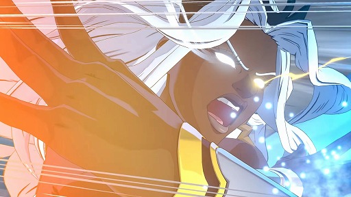 画像ギャラリー No.001のサムネイル画像 / 「マーベル闘魂」,天空の女王「ストーム」プレイガイドを公開。画面に“風”を吹かせて挙動を操る,テクニカルなファイトスタイルが魅力