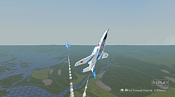 画像ギャラリー No.005のサムネイル画像 / 「Dancing Wings - The Aerobatic Simulator」，Steamで体験版を配信開始。T-4を飛ばし，1人で編隊アクロバット飛行を演じられるフライトシム