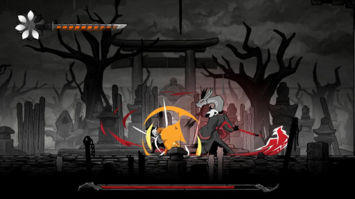 画像ギャラリー No.007のサムネイル画像 / 時代劇を題材とした高難度アクション「愚霊」，PC版の発売日が7月23日に決定。霊界をさまよう武士が，自然界の神々との戦いに挑む