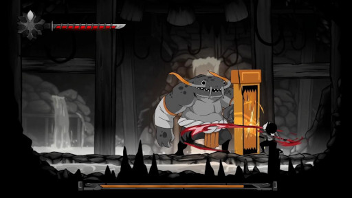 画像ギャラリー No.008のサムネイル画像 / 時代劇を題材とした高難度アクション「愚霊」，PC版の発売日が7月23日に決定。霊界をさまよう武士が，自然界の神々との戦いに挑む