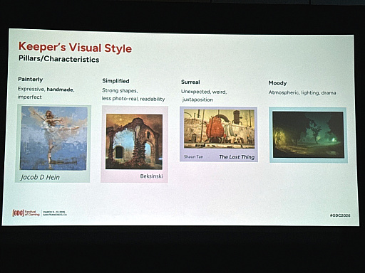 画像ギャラリー No.004のサムネイル画像 / 灯台が主人公のアドベンチャー「Keeper」の世界を作る環境アート。奇妙で手作り感あるビジュアルを生む少人数チームの工夫［GDC 2026］