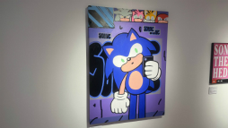 画像ギャラリー No.018のサムネイル画像 / 「ソニック」35周年を記念した展覧会「SONIC the Exhibition -ACROSS GENERATIONS-」レポート。愛あふれるアート作品や初出しの貴重な資料などを展示