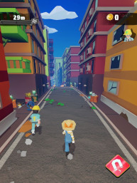 画像ギャラリー No.008のサムネイル画像 / 猫から逃げるランゲーム「ニャイト・ランニャーズ」，スマホ向けにリリース。漫画「ニャイト・オブ・ザ・リビングキャット」の世界観を再現