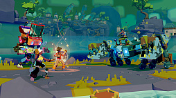 画像ギャラリー No.007のサムネイル画像 / おいしい料理で伝統とつながりを取り戻せ！ メカに乗り込み，食品企業と戦うターン制RPG「Dosa Divas」が発売