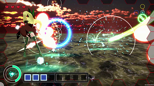 画像ギャラリー No.001のサムネイル画像 / プレイと音がシンクロする。Rezが出発点のリズムレールシューター「カゲキオトメ・カノン」［OIGS2026］