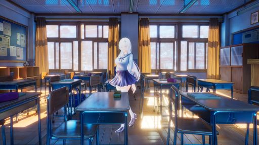 画像ギャラリー No.002のサムネイル画像 / 現実世界と鏡の世界を行き来して,失踪事件の真実に迫る。横スクロールのADV「幽夜少女の鏡」,Steamストアページを公開