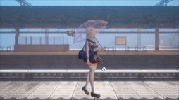 画像ギャラリー No.005のサムネイル画像 / 現実世界と鏡の世界を行き来して,失踪事件の真実に迫る。横スクロールのADV「幽夜少女の鏡」,Steamストアページを公開