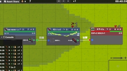 画像ギャラリー No.004のサムネイル画像 / ノーコードプログラミングの操作感で遊べるRPG「Node Nexus」,デモ版をSteamで配信開始。敵のモジュールにノードを伸ばして攻撃する