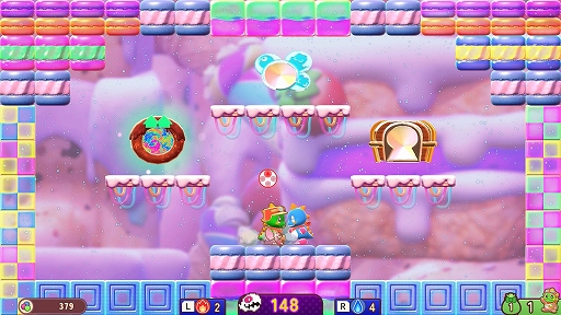 画像ギャラリー No.003のサムネイル画像 / 「バブルボブル シュガーダンジョン ブースト」,PS5/Switch向けに8月20日発売。ダンジョンに繰り返し挑戦し,バブルンを強化しながら奥深くを目指す