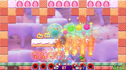 画像ギャラリー No.007のサムネイル画像 / 「バブルボブル シュガーダンジョン ブースト」アイテムやコンボを稼げる新要素「ボブルンルーム」が登場。EVO Japan 2026で試遊を実施