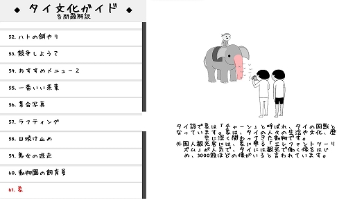 画像ギャラリー No.011のサムネイル画像 / 「みんなで空気読み。ワールド タイVer.」,PC版を1月13日に配信開始。診断結果がタイ風になるほか,タイ文化ガイドも見られる