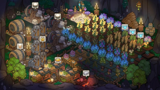 画像ギャラリー No.004のサムネイル画像 / 「夜明けの笛吹き者」,体験版をSteamでリリース。個性豊かな美少女たちと錬金工房を経営しよう