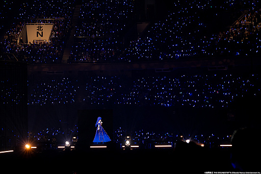 画像ギャラリー No.017のサムネイル画像 / 「アイマス」如月千早の武道館単独公演「OathONE」をレポート。765プロの蒼き歌姫が，花道を歩き，美しい歌声を響かせた