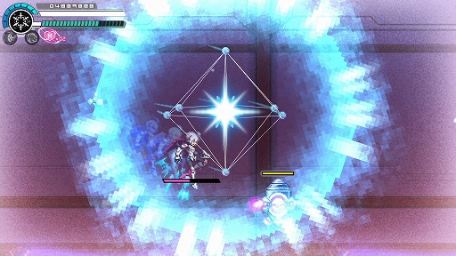 画像ギャラリー No.010のサムネイル画像 / 「蒼き雷霆 ガンヴォルト トライアングル エディション」，大型無償アップデートVer.1.3.0を実施。スピードランモード「CONNECT X」を実装