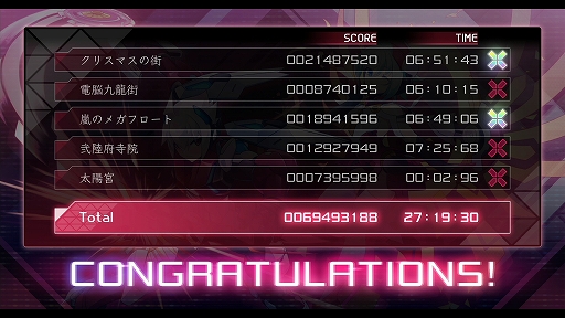 画像ギャラリー No.016のサムネイル画像 / 「蒼き雷霆 ガンヴォルト トライアングル エディション」，大型無償アップデートVer.1.3.0を実施。スピードランモード「CONNECT X」を実装