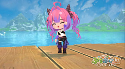 画像ギャラリー No.015のサムネイル画像 / ホロライブタレントとビーチで交流! スローライフゲーム「ぷちホロの村 - 剣とお店と田舎暮らし」,夏の大型アップデートを8月24日に配信