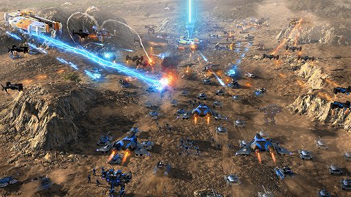 画像ギャラリー No.002のサムネイル画像 / 大規模RTS「Ashes of the Singularity II」の最新開発者ビデオダイアリーが公開。狭い峠道で激突する装甲部隊と,迫撃砲による防衛戦をフィーチャー