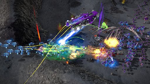 画像ギャラリー No.006のサムネイル画像 / 大規模RTS「Ashes of the Singularity II」の最新開発者ビデオダイアリーが公開。狭い峠道で激突する装甲部隊と,迫撃砲による防衛戦をフィーチャー