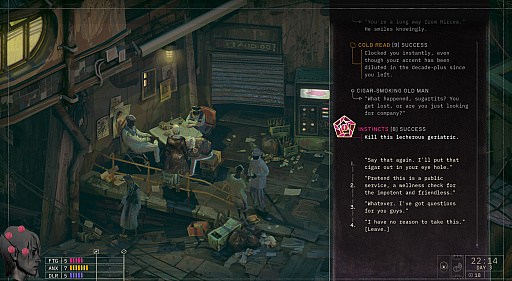 画像ギャラリー No.006のサムネイル画像 / 卓越した能力を持ちながら苦悩する主人公が絶望的な任務に挑む。ZA/UMが贈る新作RPG「ZERO PARADES: For Dead Spies」PC版，2026年5月21日に発売決定