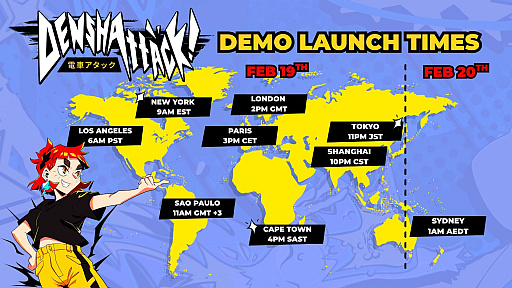 画像ギャラリー No.002のサムネイル画像 / 「電車アタック」,2026年2月19日に体験版配信予定。ディストピア日本を舞台に,電車トリックアクションを繰り出していく