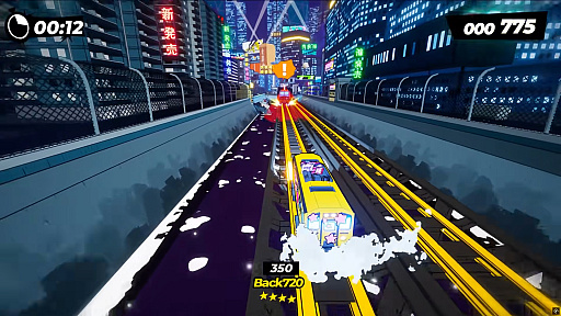 画像ギャラリー No.004のサムネイル画像 / ディストピア日本を舞台に,電車でトリックを決める。「Denshattack!」のNintendo Switch 2版は2026年6月18日に配信。体験版も配信中