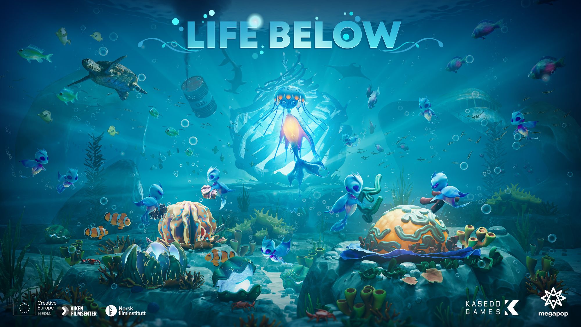 海底環境がテーマの都市建設シム「Life Below」,最新トレイラーを公開。海の守護者となってサンゴ礁を育て,豊かな海を作り出そう