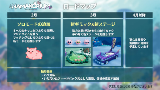 画像ギャラリー No.002のサムネイル画像 / ナマコが主役の協力型RTS「NAMAKORIUM」,アーリーアクセス版をSteamでリリース。開発ロードマップを公開し,クラウドファンディングを更新