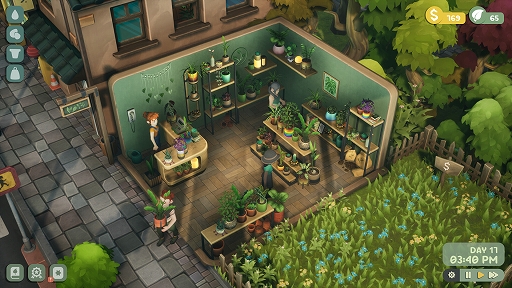 画像ギャラリー No.001のサムネイル画像 / マイペースに自分だけの植物屋を営む「Leafy Corner」,のんびりとした店舗経営の様子を収めた最新トレイラーを公開