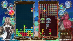 画像ギャラリー No.011のサムネイル画像 / 落ち物パズル「パズまお〜Puzzle and Magical Overlord〜」,Steamで本日発売。魔王の座をかけた大会にクセのあるスキルで挑む