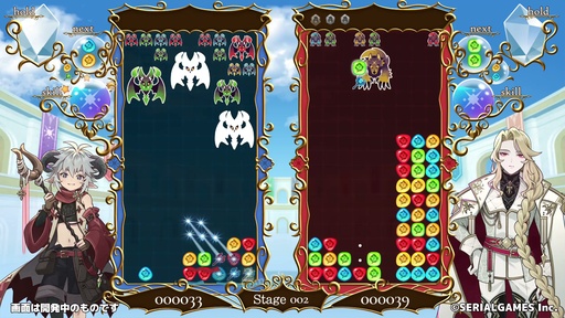 画像ギャラリー No.023のサムネイル画像 / 落ち物パズル「パズまお〜Puzzle and Magical Overlord〜」,Steamで本日発売。魔王の座をかけた大会にクセのあるスキルで挑む