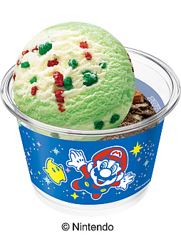 画像ギャラリー No.015のサムネイル画像 / 「スーパーマリオギャラクシー」がサーティーワンと4月1日からコラボ。新作フレーバー「コットンフルーツギャラクシー」などを販売