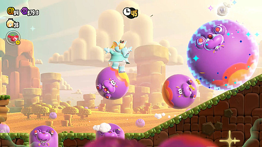 画像ギャラリー No.001のサムネイル画像 / 「スーパーマリオブラザーズ ワンダー Nintendo Switch 2 Edition」の新エリアがアツい! 「みんなでリンリンパーク」でさらなる“ワンダー”を体験