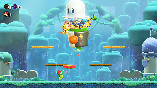 画像ギャラリー No.009のサムネイル画像 / 「スーパーマリオブラザーズ ワンダー Nintendo Switch 2 Edition」の新エリアがアツい! 「みんなでリンリンパーク」でさらなる“ワンダー”を体験