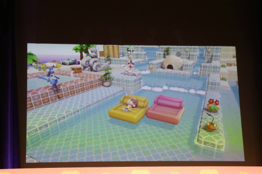 画像ギャラリー No.007のサムネイル画像 / 「ぽこ あ ポケモン」発売記念イベントレポート。テレビCM出演中の松村北斗さん,指原莉乃さん,MAHINAさん,狩野英孝さんが実機プレイを披露