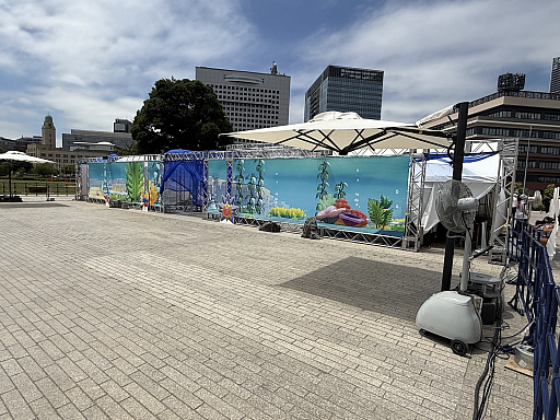 画像ギャラリー No.030のサムネイル画像 / 「ぽこ あ ポケモン」の世界へつながるゲートが横浜赤レンガ倉庫に開通! 「リアル『ぽこポケ』体験!『ブクブクうみぞこの街』」を先行体験